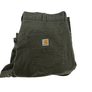 Carhartt 102517 MOS Men's 5 Pocket Relaxed Rugged Flex Pants Green 38x32 Stretch